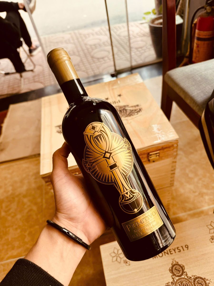 Rượu Vang ANKH Primitivo Appassimento nhập khẩu từ Ý 19,5%
