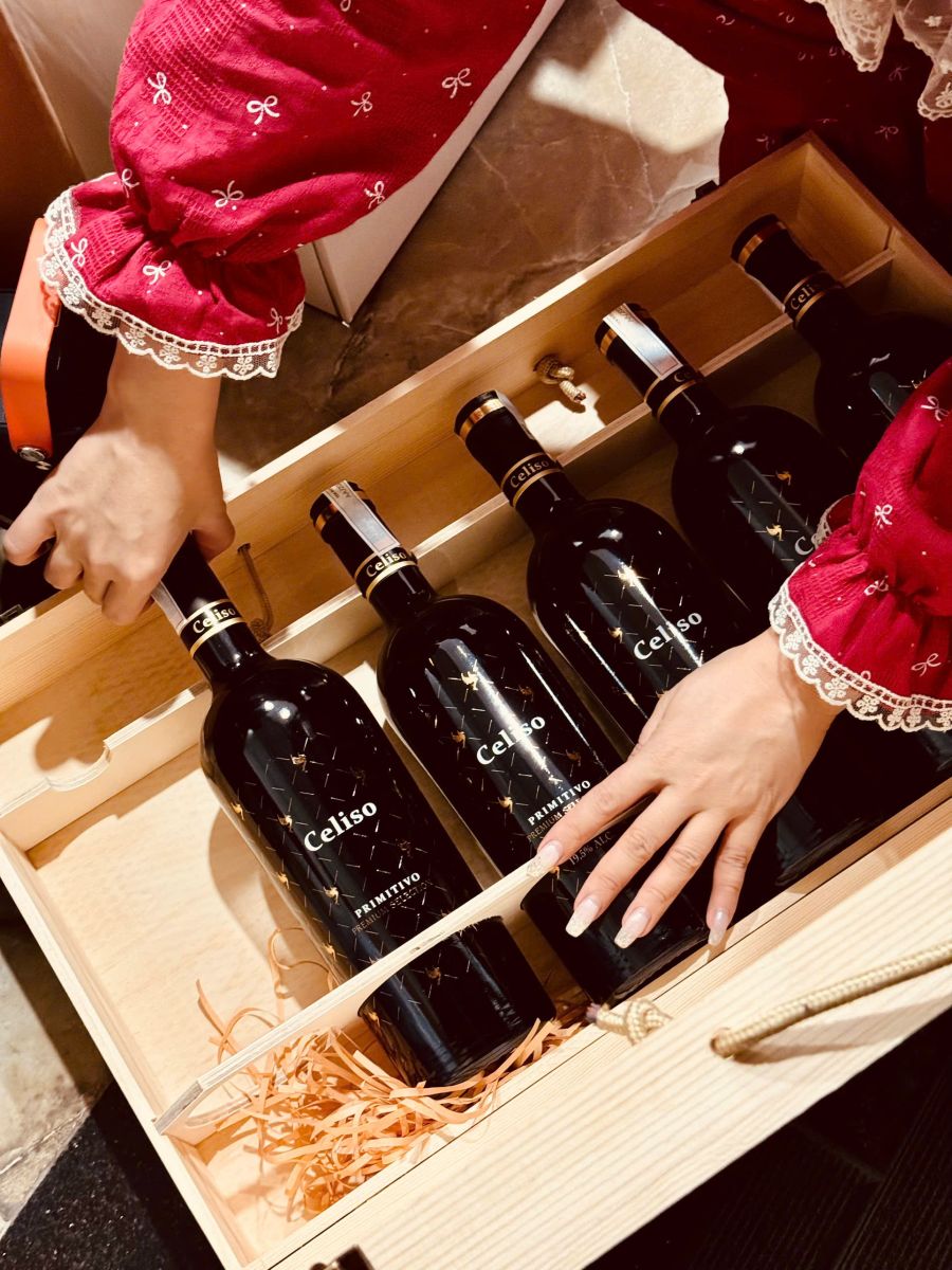 Rượu vang Celiso 19.5 độ Primitivo