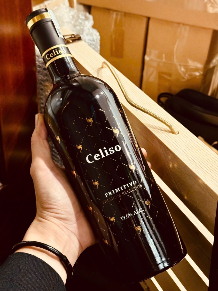 Rượu vang Celiso 19.5 độ Primitivo