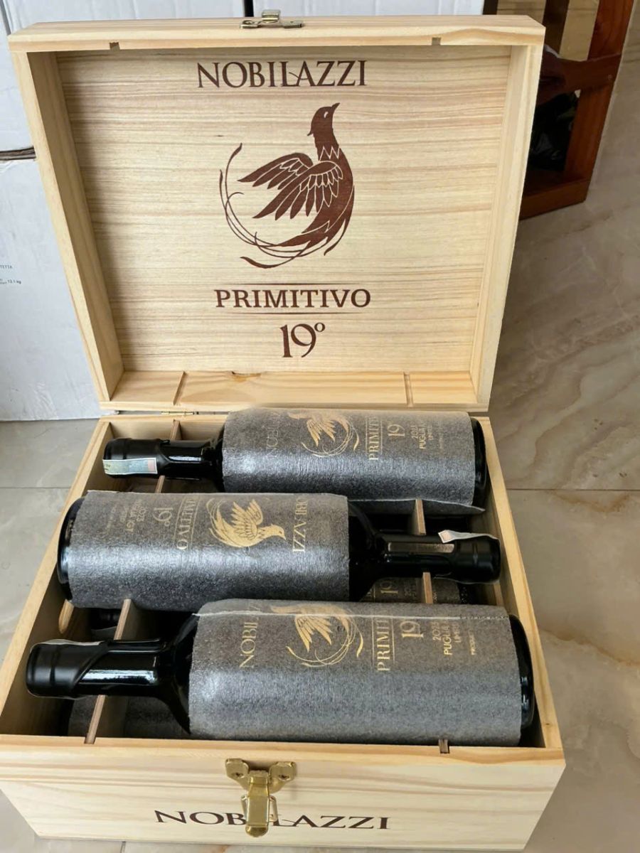 Rượu Vang Đỏ Ý Nobilazzi Primitivio 19%