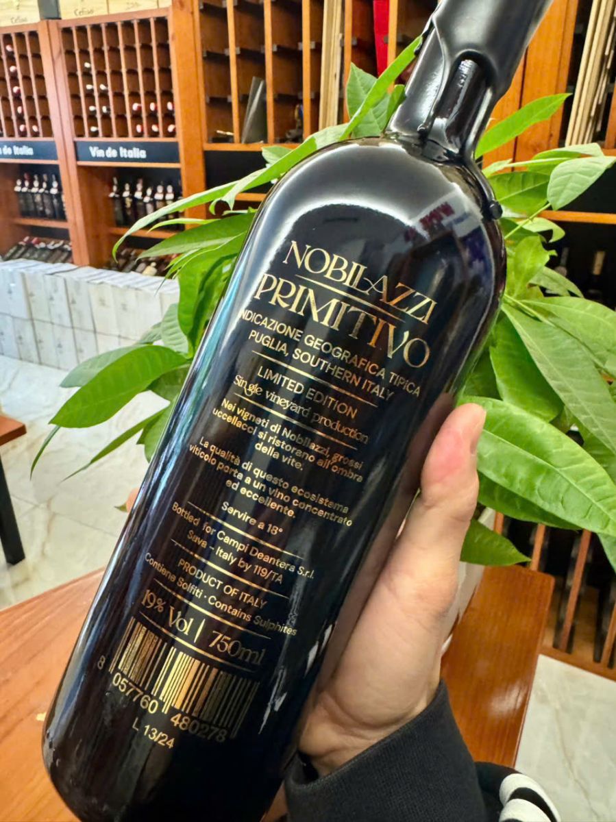 Rượu Vang Đỏ Ý Nobilazzi Primitivio 19%